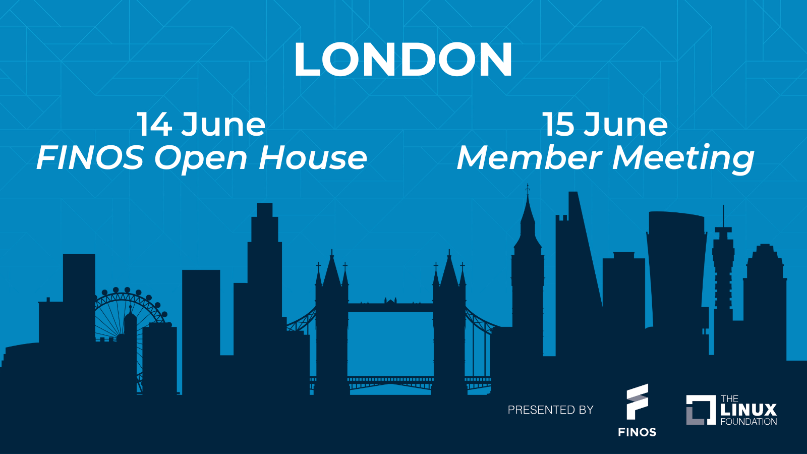 FINOS Resource Center Schedule FINOS Open House & Member Meeting London